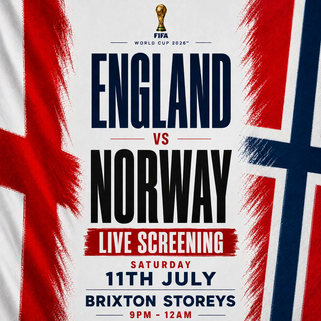 England v Norway - World Cup 2026 at Brixton Storeys
