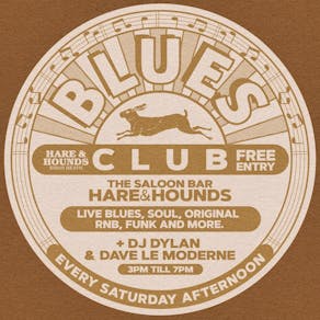 Blues Club - Weekly Saturday Afternoons w/ David Onions
