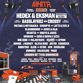MHITR Halloween: Bristol w/ Hedex, Basslayerz + Raze Soundsystem