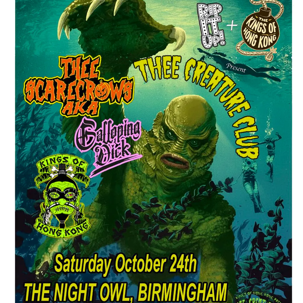 Rip It Up and Kings of Hong Kong Present: Thee Creature Club at The Night Owl