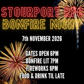 SRFC Bonfire Night 2026