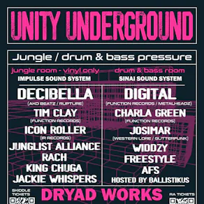Unity Underground - DIGITAL, DECIBELLA, TIM CLAY, CHARLA GREEN