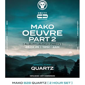 Unity Underground - Metalheadz Album Launch Party - Mako, Quartz