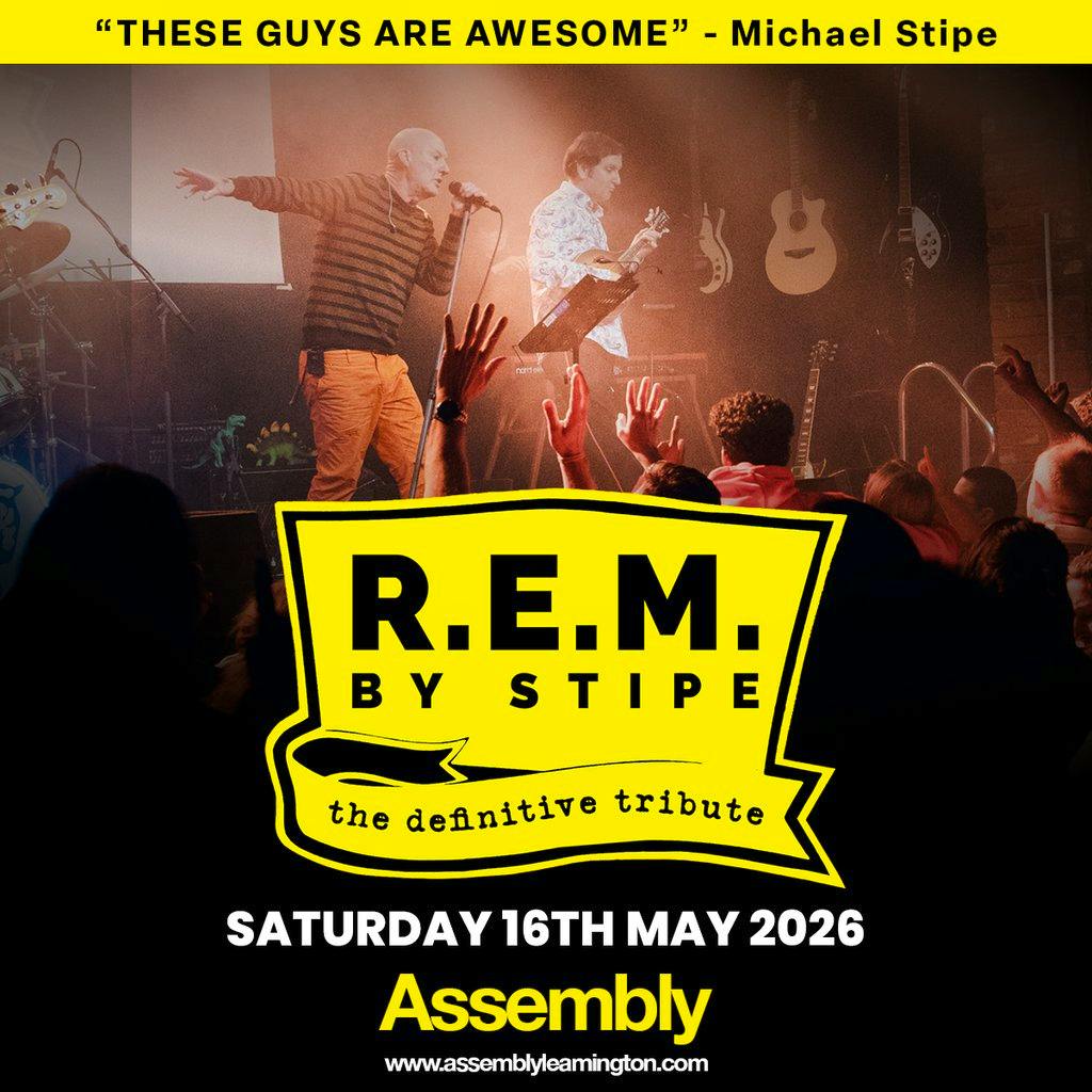 R.E.M. BY STIPE Saturday 16/05/26 at The Assembly Leamington