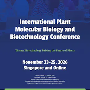 International Plant Molecular Biology and Biotechnology Conferen