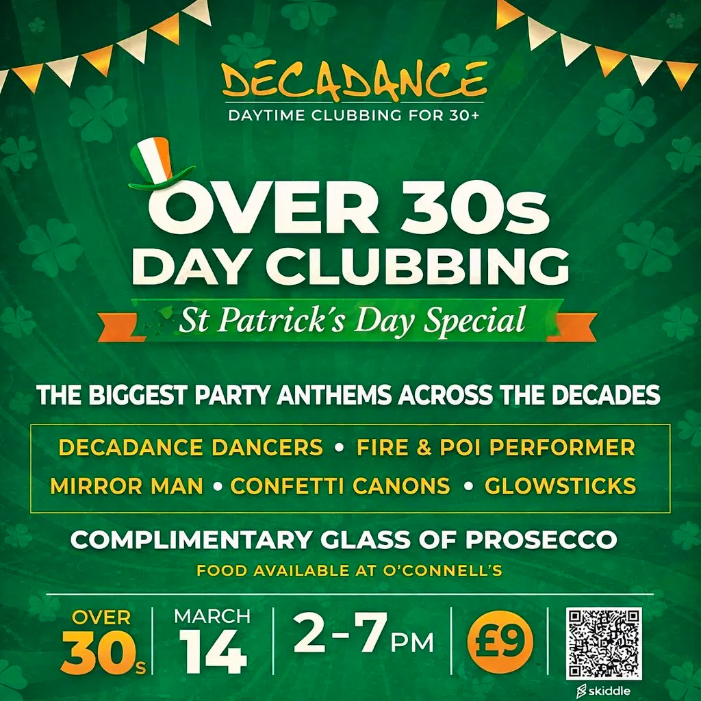 Decadance 30+ Day Party - St Patrick's Day Special at O'Connell's