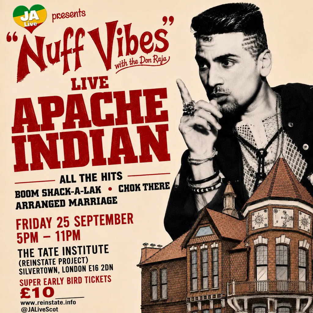 Nuff Vibes with Apache Indian at The Tate Institute