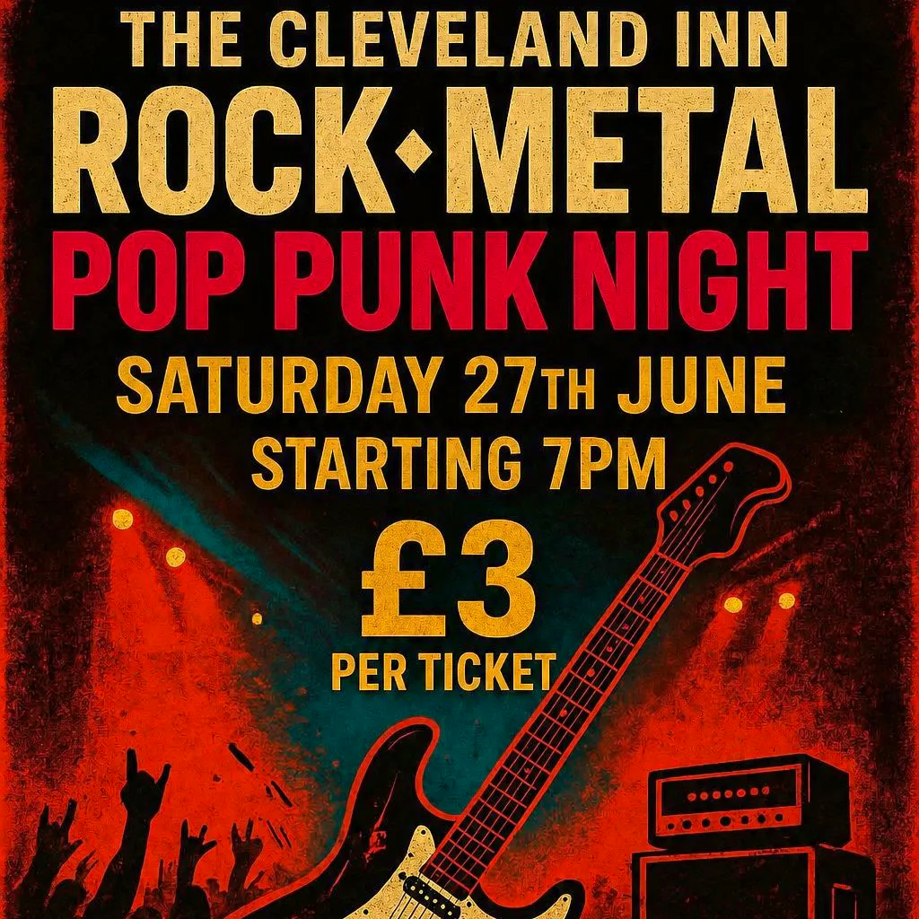 Rock-Metal-Pop Punk Night at The Cobblers And Cleveland Inn