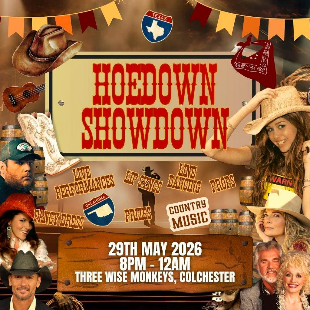 Hoedown Showdown - Three Wise Monkeys, Colchester at Three Wise Monkeys