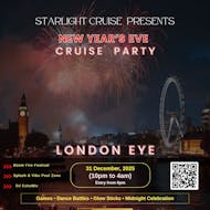 New Year's Eve boat party at Westmister Pier, London
