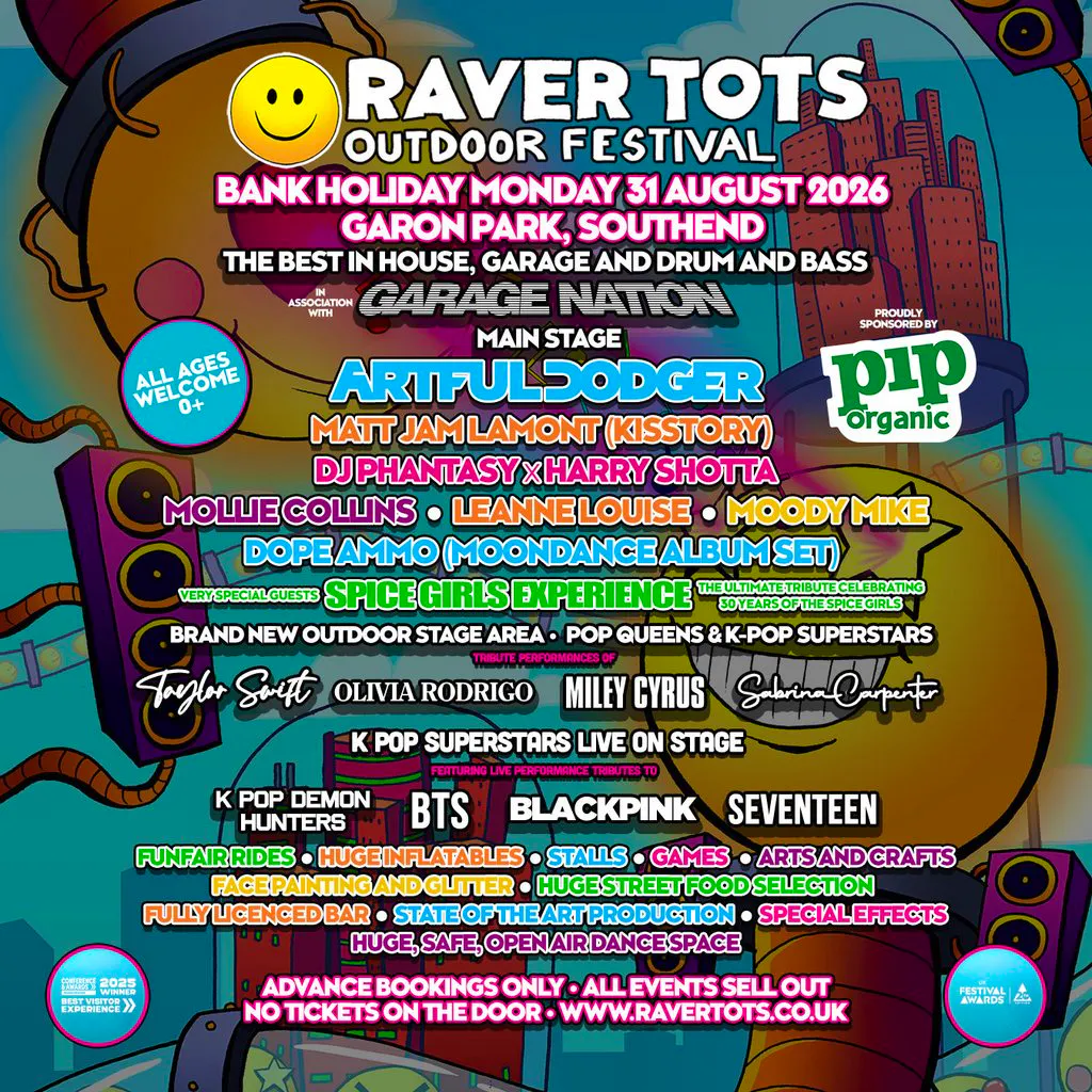 Raver Tots x Garage Nation Festival at Garon Park   Southend On Sea
