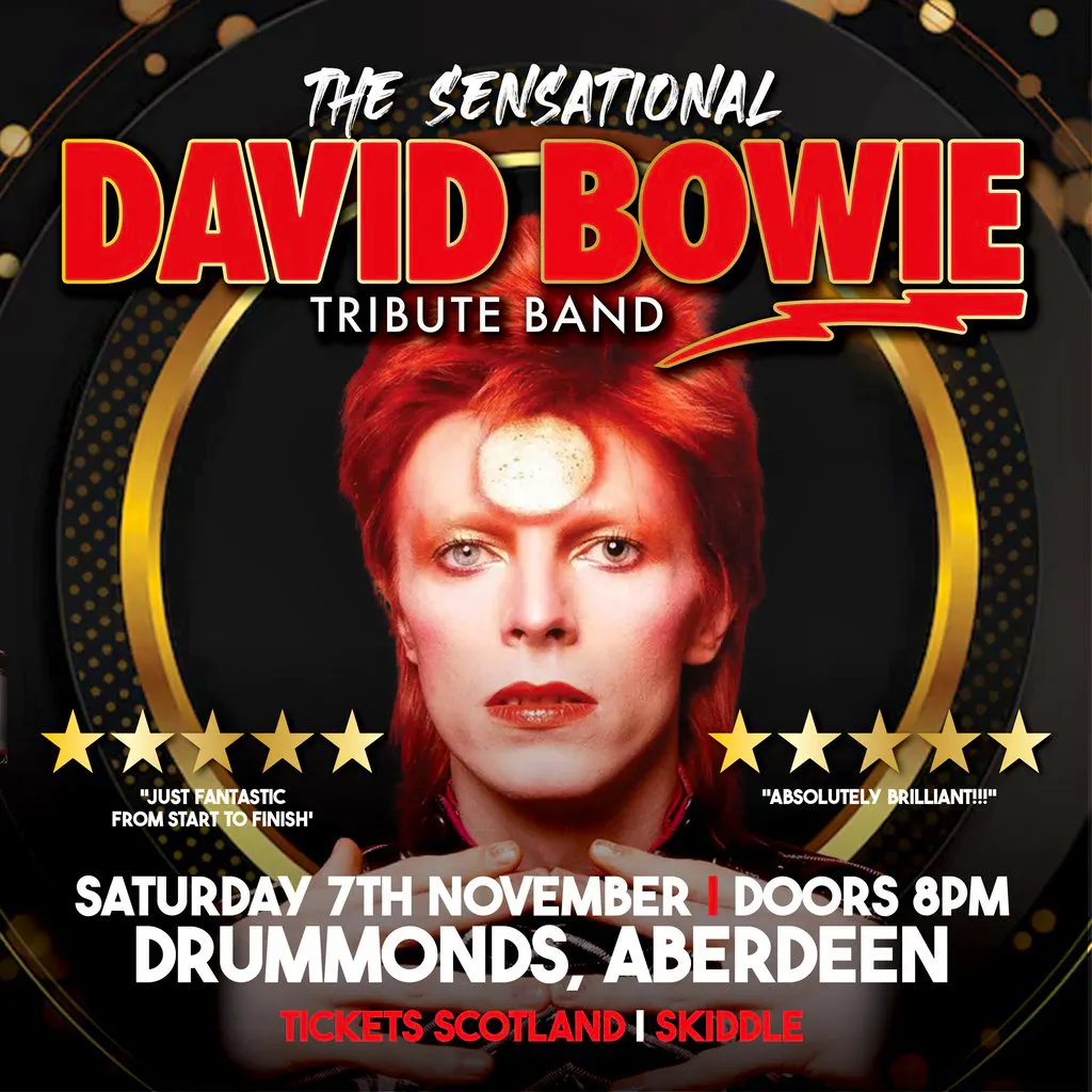 The Sensational David Bowie Tribute Band at Drummonds