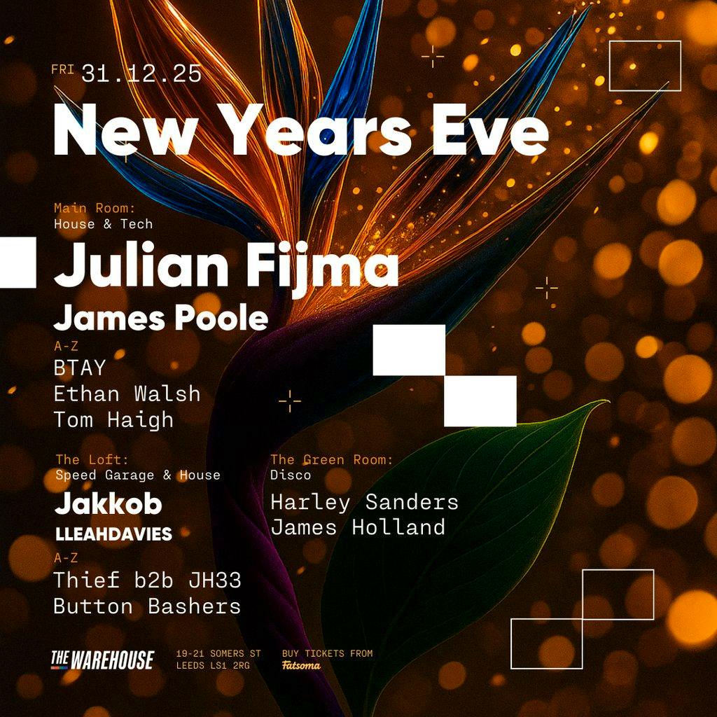 New Years Eve | Julian Fijma at The Warehouse
