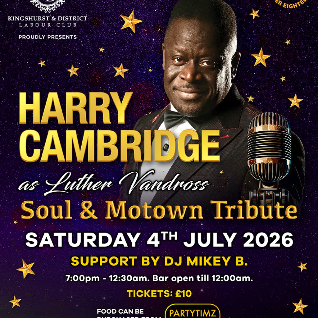 Harry Cambridge at Kingshurst Labour Club 