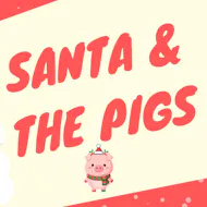 Santa and the Pigs at Kew Little Pigs Farm Ltd