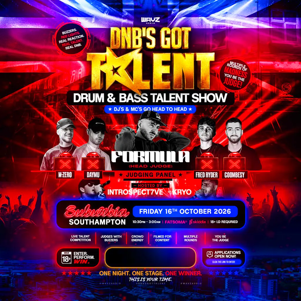 WAVZ Audio Presents: DnB's Got Talent at Suburbia Southampton