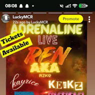 Adrenaline live at Hendham House