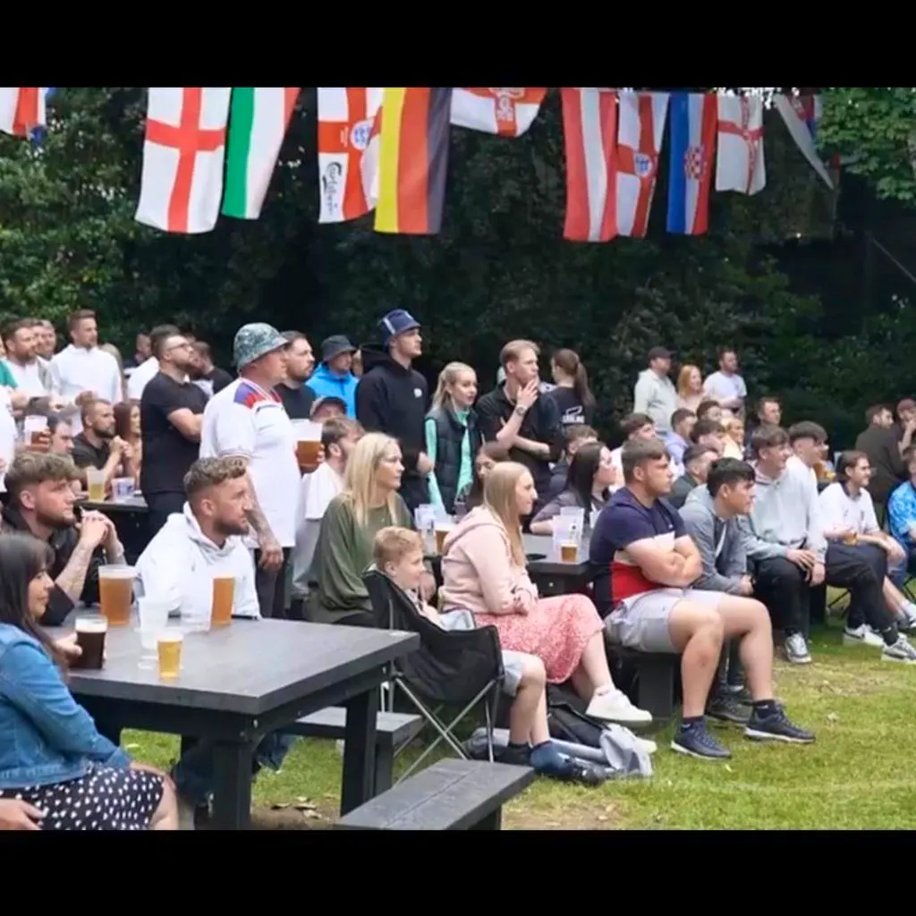 World Cup group game 1 at The Carlton Tavern