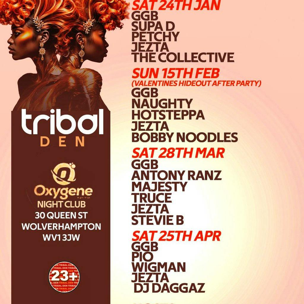 Tribal Den at Oxygene Nightclub