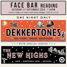 The DekkerTones with special guests, The New Highs at Facebar