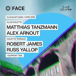 FACE Daytime Rave - Sat 15th August
