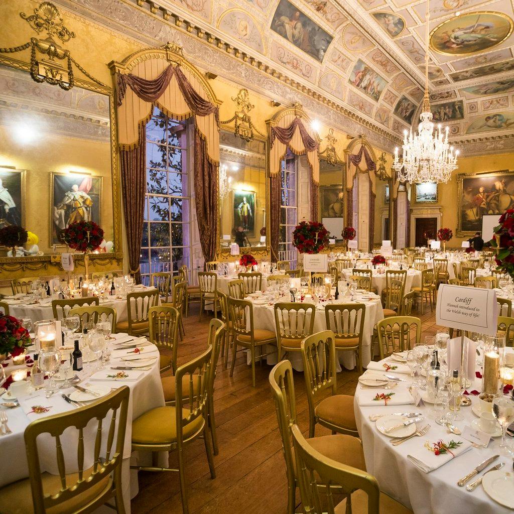 Regency Inspired Valentines Day Dinner at Brocket Hall at Brocket Hall