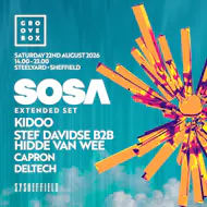 SOSA EXTENDED SET | Groovebox at SteelYard, Sheffield at SYSheffield (Steel Yard)