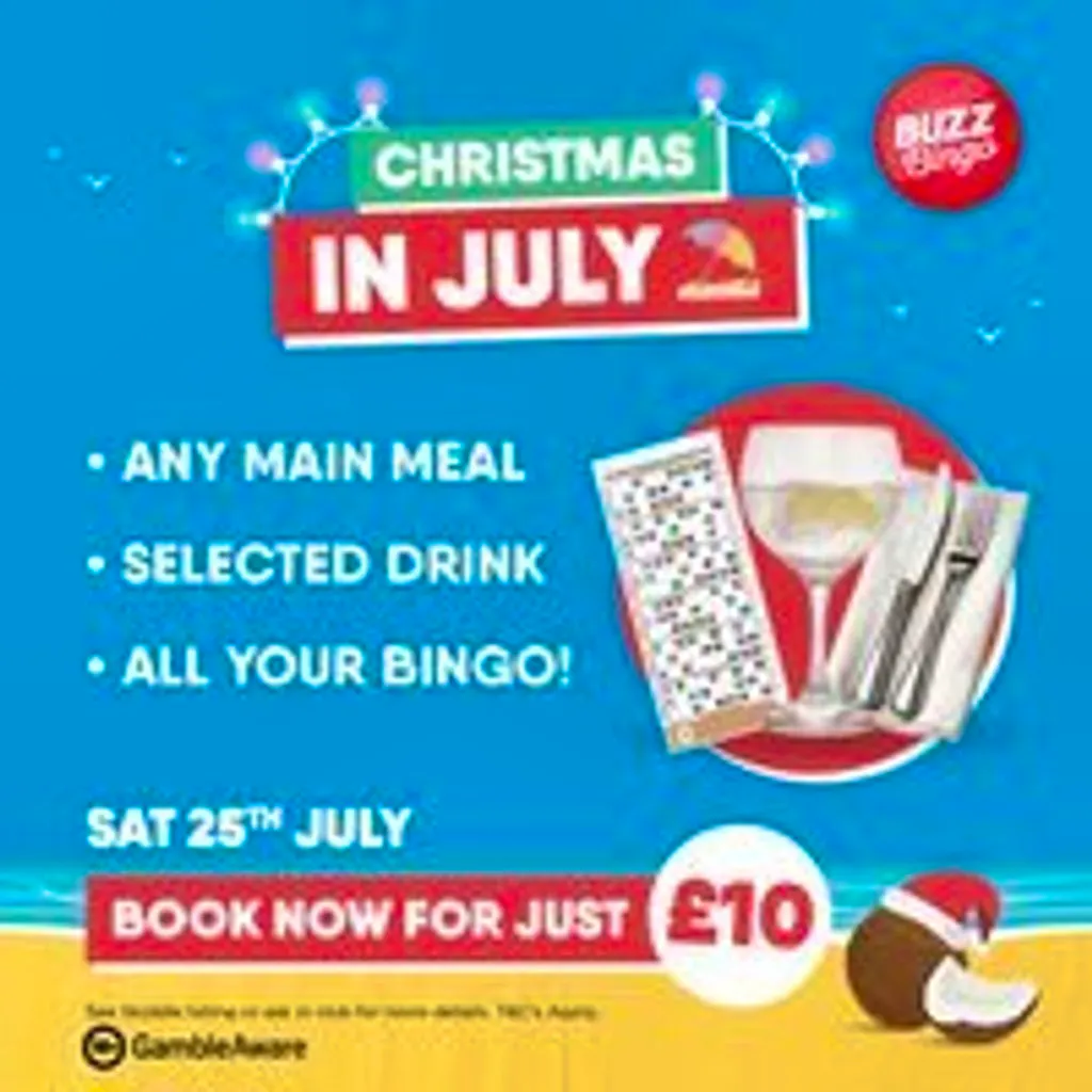 Xmas In July Night Out 25/07 - Buzz Bingo Leeds at Buzz Bingo Leeds