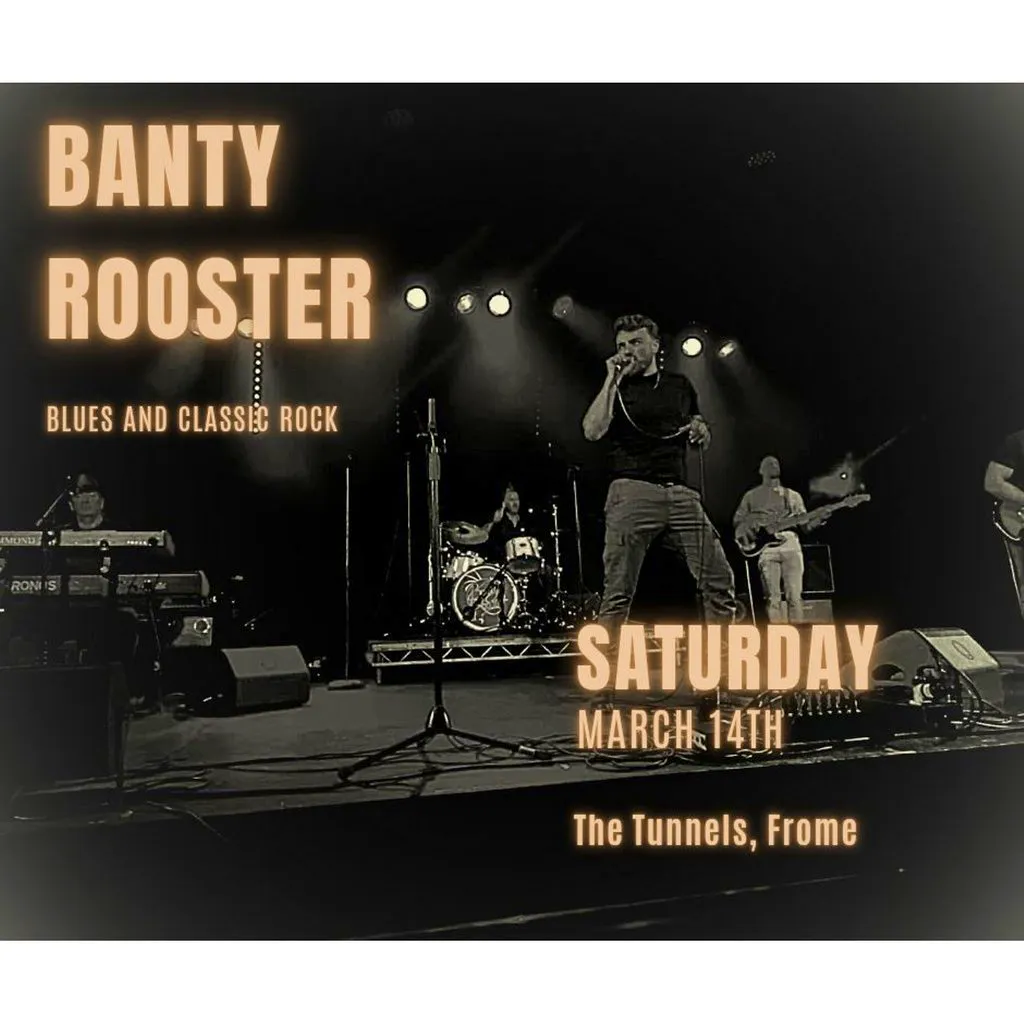 Banty Rooster at The Tunnels Frome