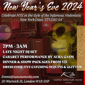 New Year's Eve Dinner & Cabaret Show