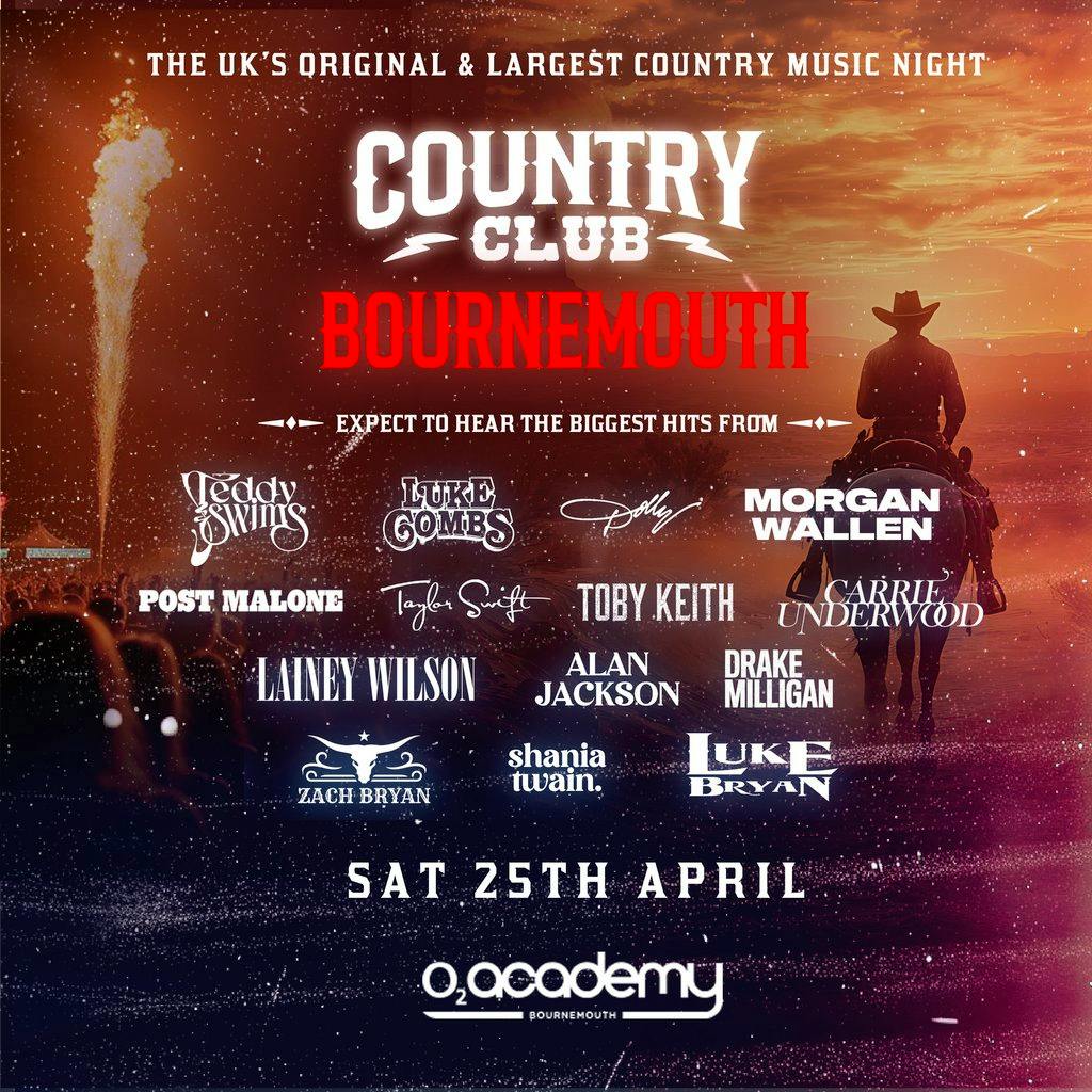 Country Club -  Country Music Festival - Bournemouth at O2 Academy Bournemouth