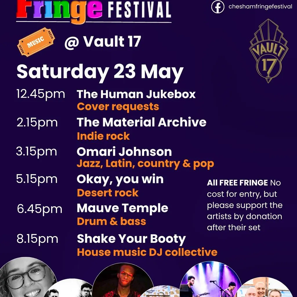 Free Fringe Saturday ! at Vault 17