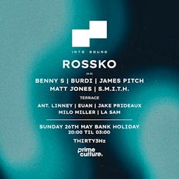 INTO SOUND // With Rossko Tickets | Thirty3Hz Guildford  | Sun 26th May 2024 Lineup
