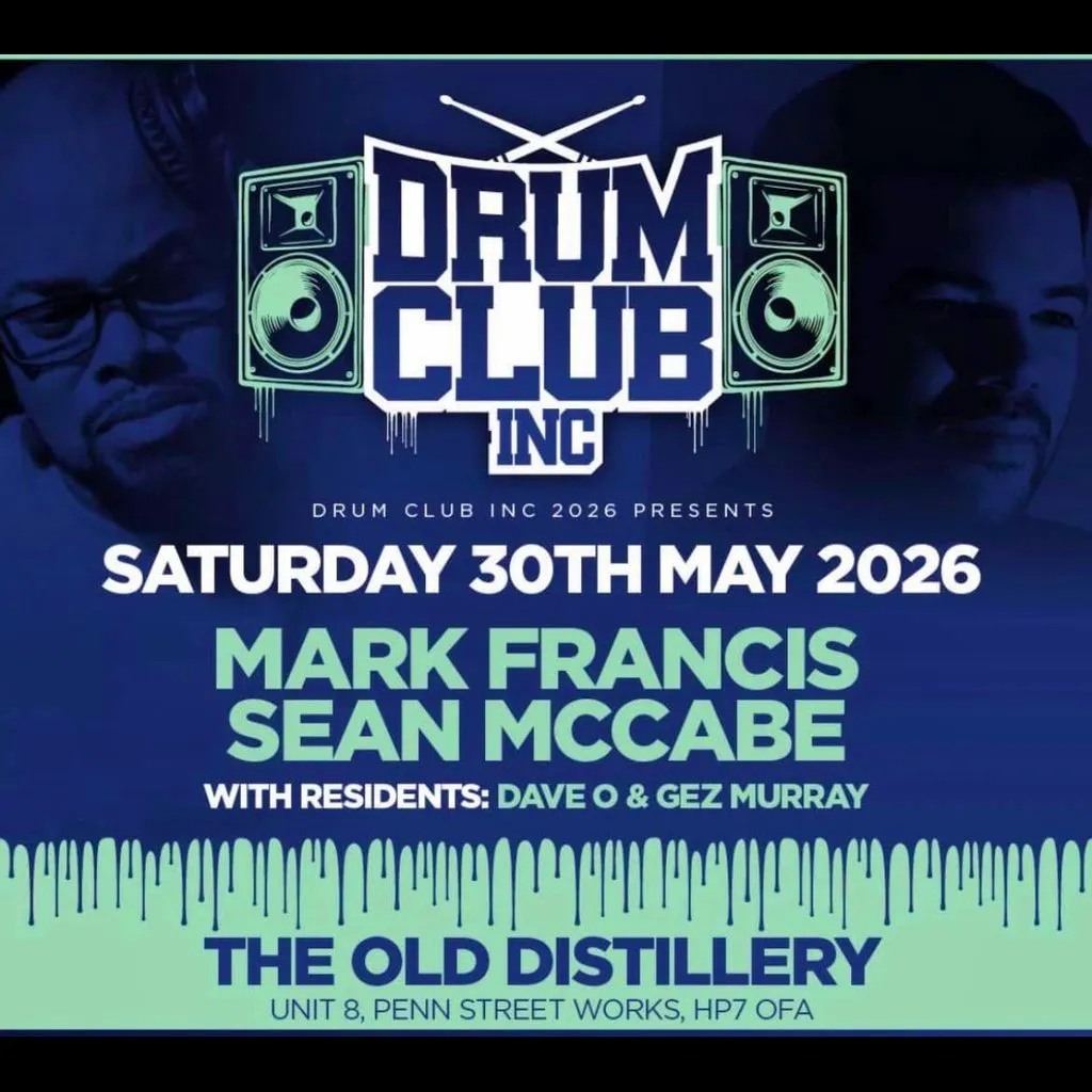 Drum Club Inc with guests Mark Francis & Sean McCabe at The Old Distillery