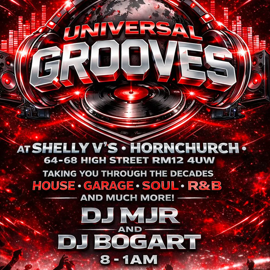 Universal grooves at Shelly V's Hornchurch RM12 4UW