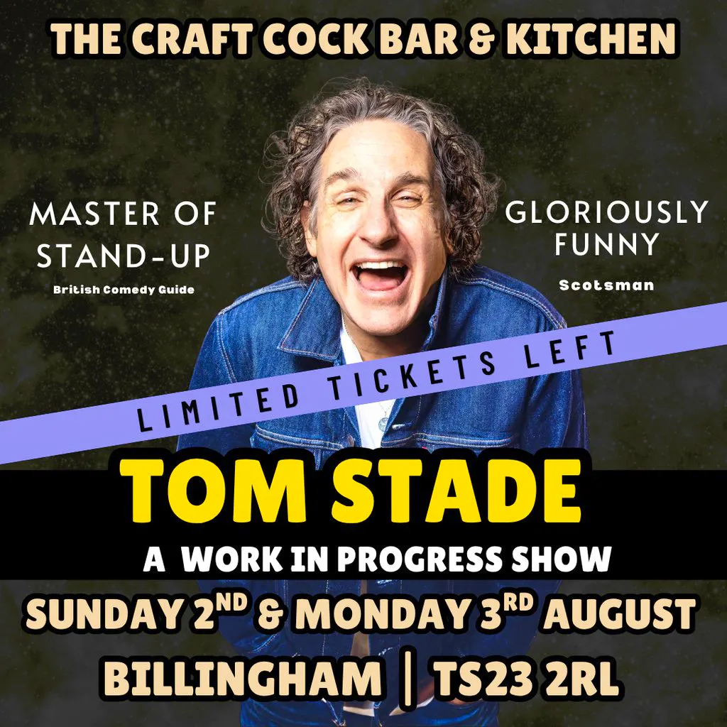 Crafty Cock Comedy | Tom Stade - A Work in Progress Show at The Crafty Cock Pub