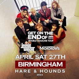 Laurie Wright & The Molotovs [Co-headline Tour] Tickets | Hare And Hounds Kings Heath Birmingham  | Sat 27th April 2024 Lineup