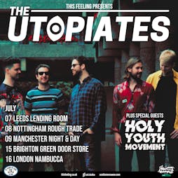 The Utopiates - Manchester Tickets | Night And Day Cafe Manchester  | Sat 9th July 2022 Lineup