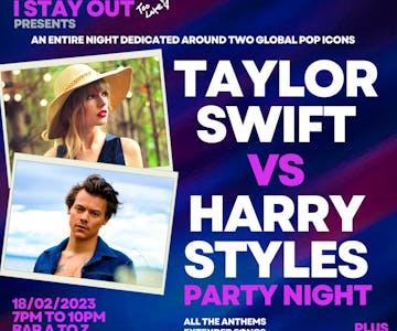 Taylor Swift vs Harry Styles Party Night - Ipswich