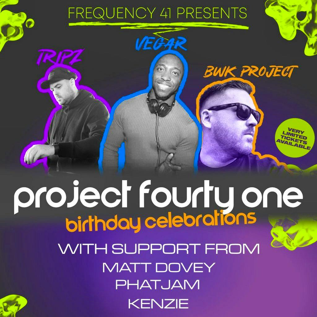 Frequency  41 presents  - PROJECT FOURTY ONE at The Rainbow Pub Digbeth