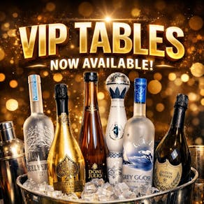 VIP Table with drinks and mixers