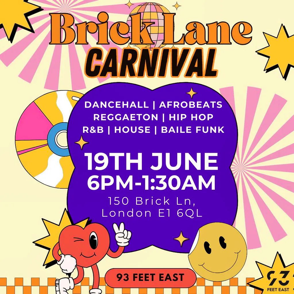Brick Lane Carnival (London) at 93 Feet East
