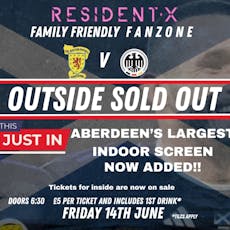 Scotland v Germany Euros 2024 Indoor screen at Resident X   Aberdeen