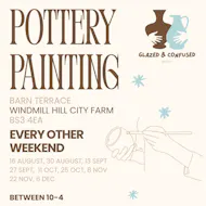 Pottery Painting at Windmill Hill City Farm at Windmill Hill City Farm