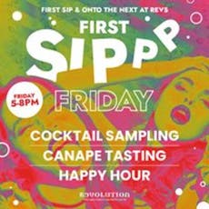 First Sip Friday at Revolution Electric Press