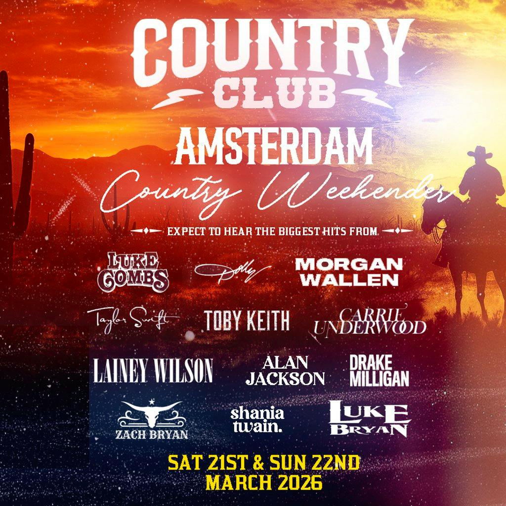 Country Club -  Country Music Festival Weekender - Amsterdam at Panama Club   Amsterdam
