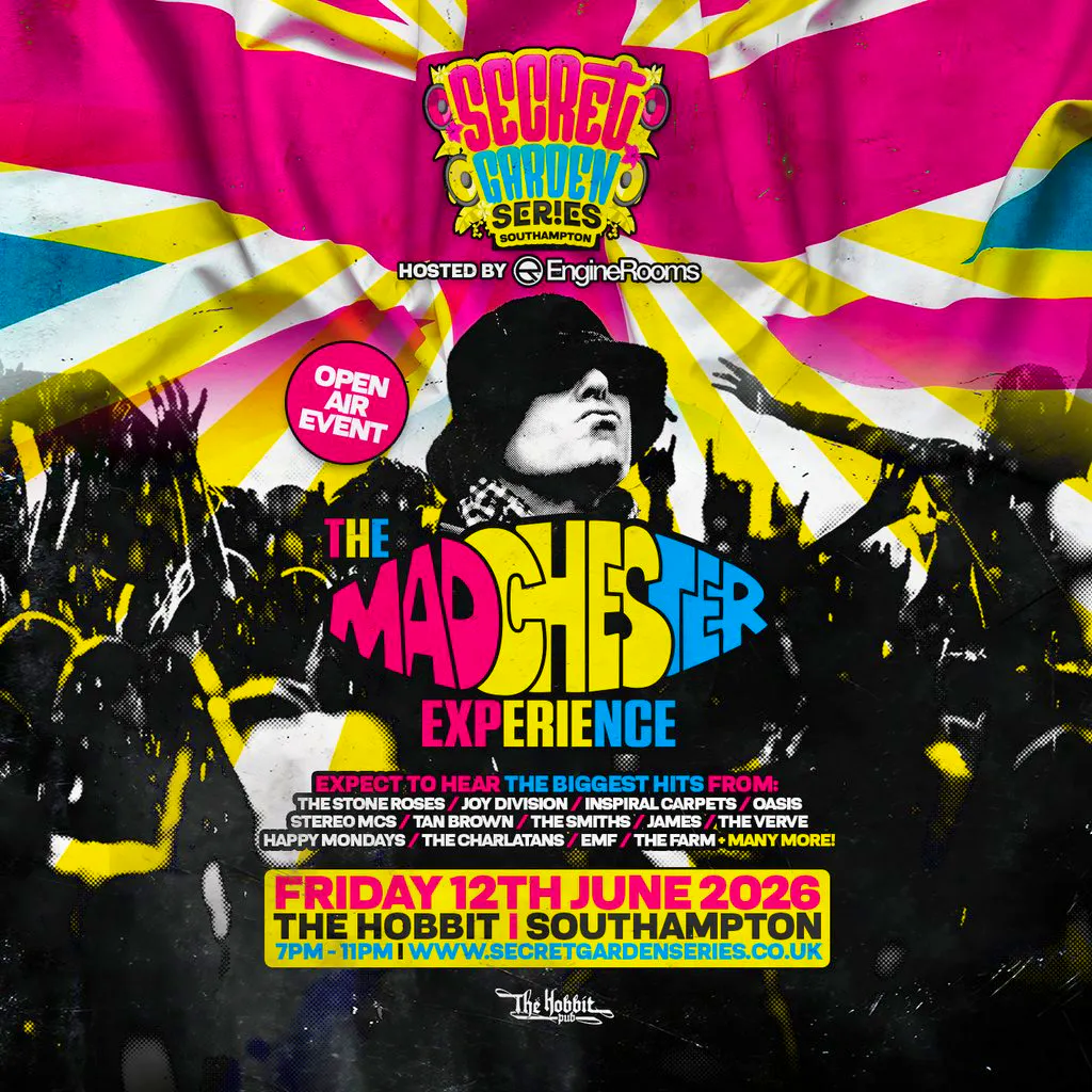 Secret Garden Series Presents The Madchester Experience at The Hobbit Pub Southampton
