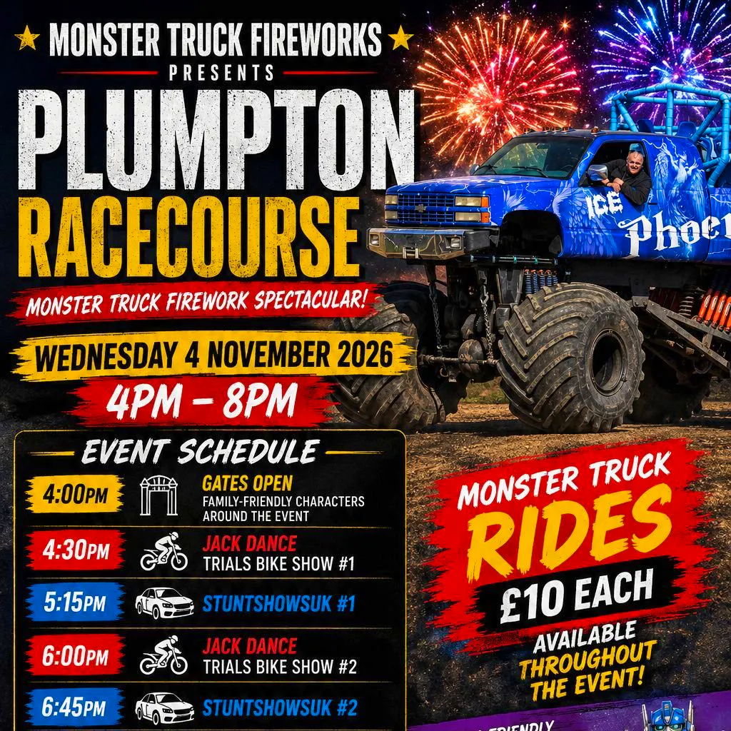 Monster Truck Firework Spectacular at Plumpton Racecourse Ltd