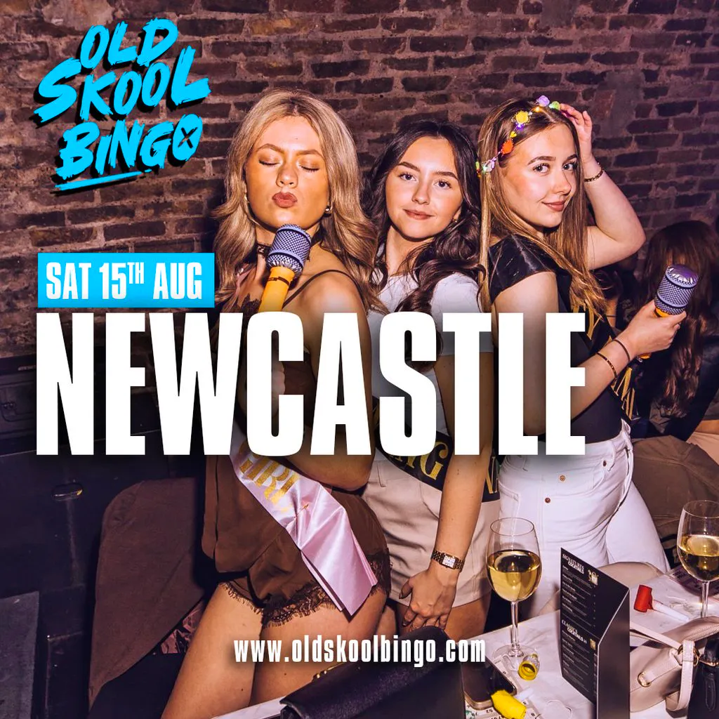 Old Skool Bingo Sat 15th August Newcastle at Stein Beir Keller