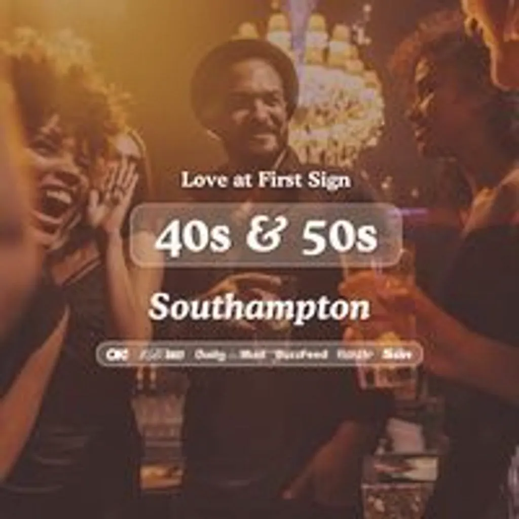40s & 50s Singles Night @ Turtle Bay Soton| Love at First Sign at Turtle Bay